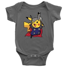 Load image into Gallery viewer, PikaThor Baby Onesie
