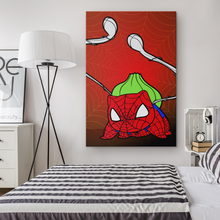 Load image into Gallery viewer, BulbaSpidey Canvas Wall Art
